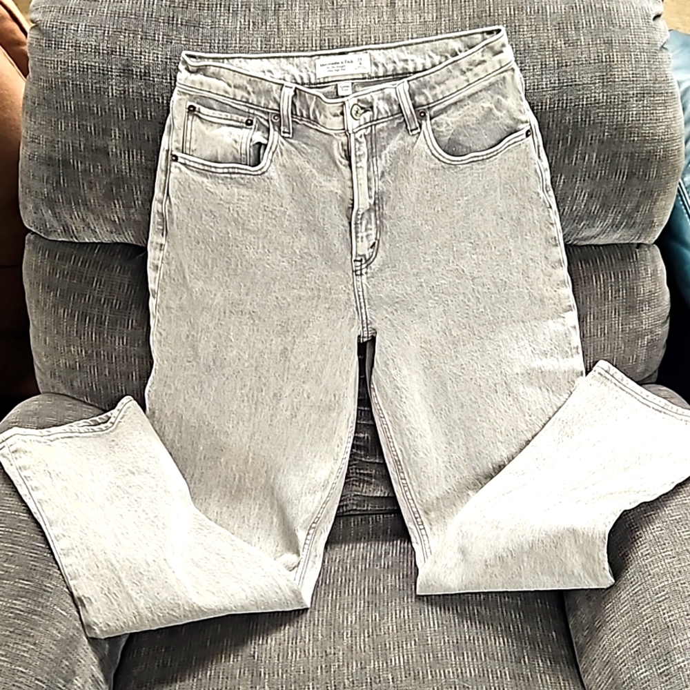 Abercrombie & Fitch 90's Straight Ultra High Rise Curve Love Women's Jeans
